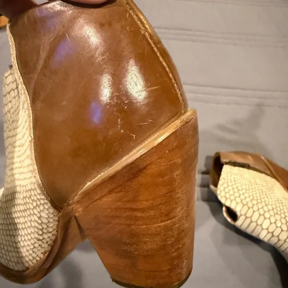 FREEBIRD by Steve Madden Detroit snake skin booties - Picture 5 of 7